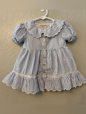 happily grey dress NEW Happily Grey Kids 24 Months Toddler Pink Floral Short Sleeve Metallic Dress